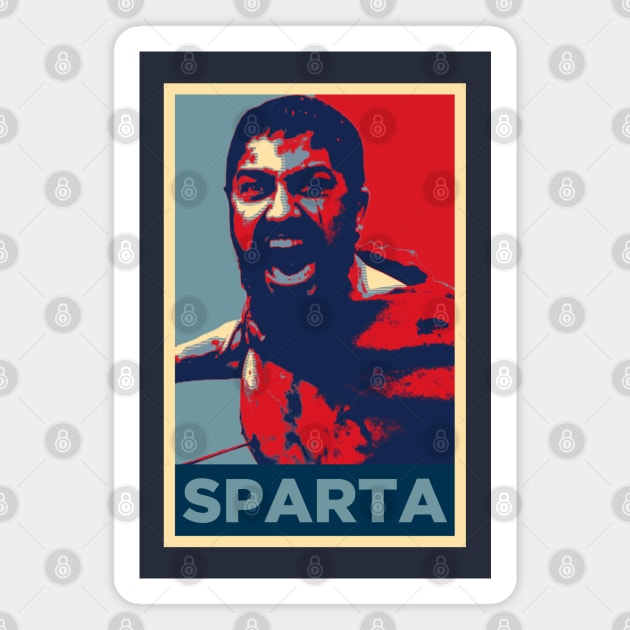 This Is Sparta! 300 Poster Magnet by scribblejuice